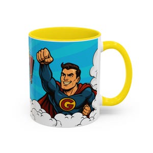 Fantastic Superhero Mug | Comic Style Coffee Mug | Gift for Restaurants & Hotels | Pop Art (330ml) image 9