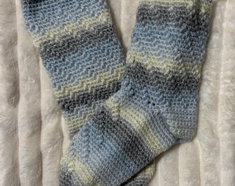 Crocheted Slipper Socks