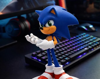 Sonic THE HEDGEHOG Impresión 3D, 1:8 FIGURA de Sonic de 9 pulgadas