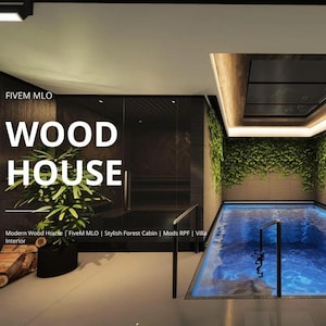 Modern Wood House | FiveM MLO | Luxury Cabin Interior | Forest House Map | Optimized Base