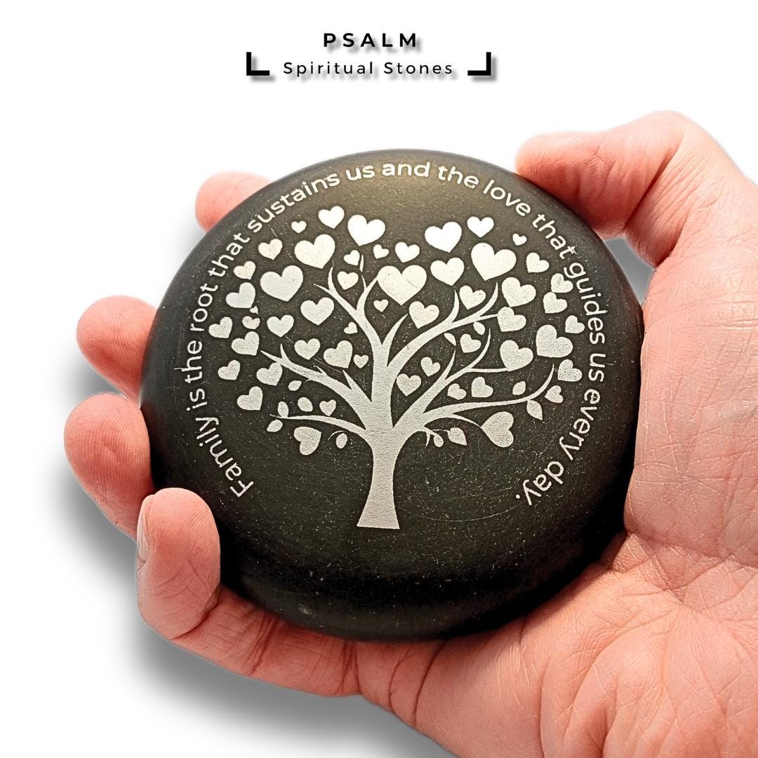 Personalized Engraved Rocks Personalized Stone With Curved Engraving and Symbol | Personalized ...