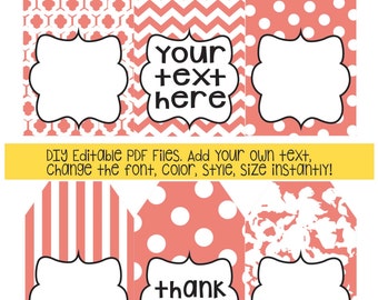 printable gift tags etsy