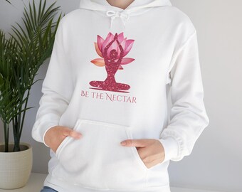Soft and Cozy Pullover Hoodie | Be the Nectar Lotus Yoga Meditation