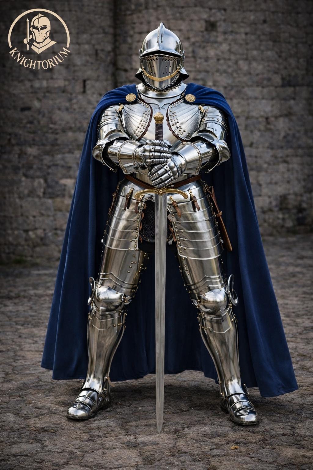 Gothic Medieval Full Plate Armor Suit | Steel Knight Armor Set With ...