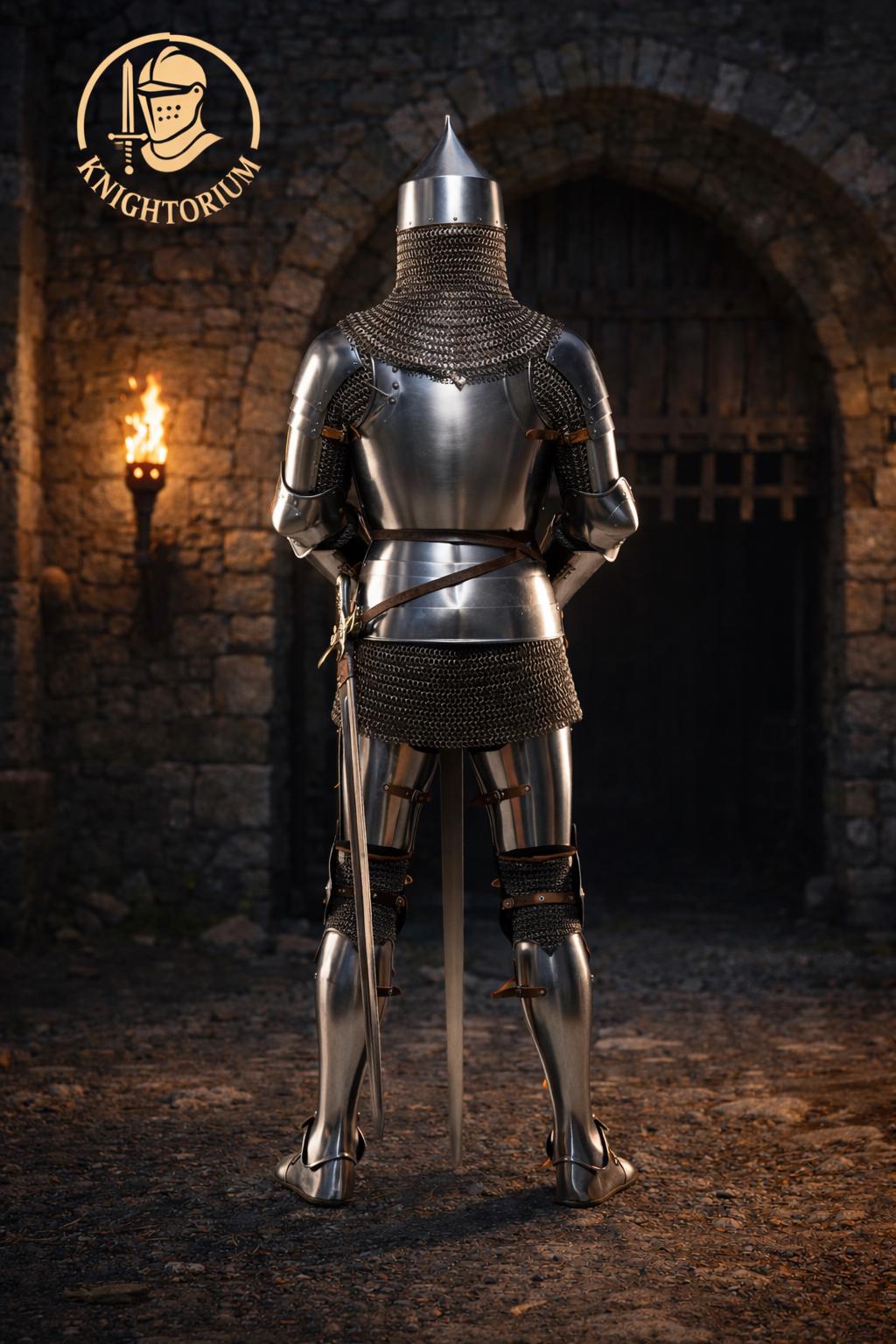 Medieval Knight Armor Suit Full Body – Handcrafted Steel Crusader ...