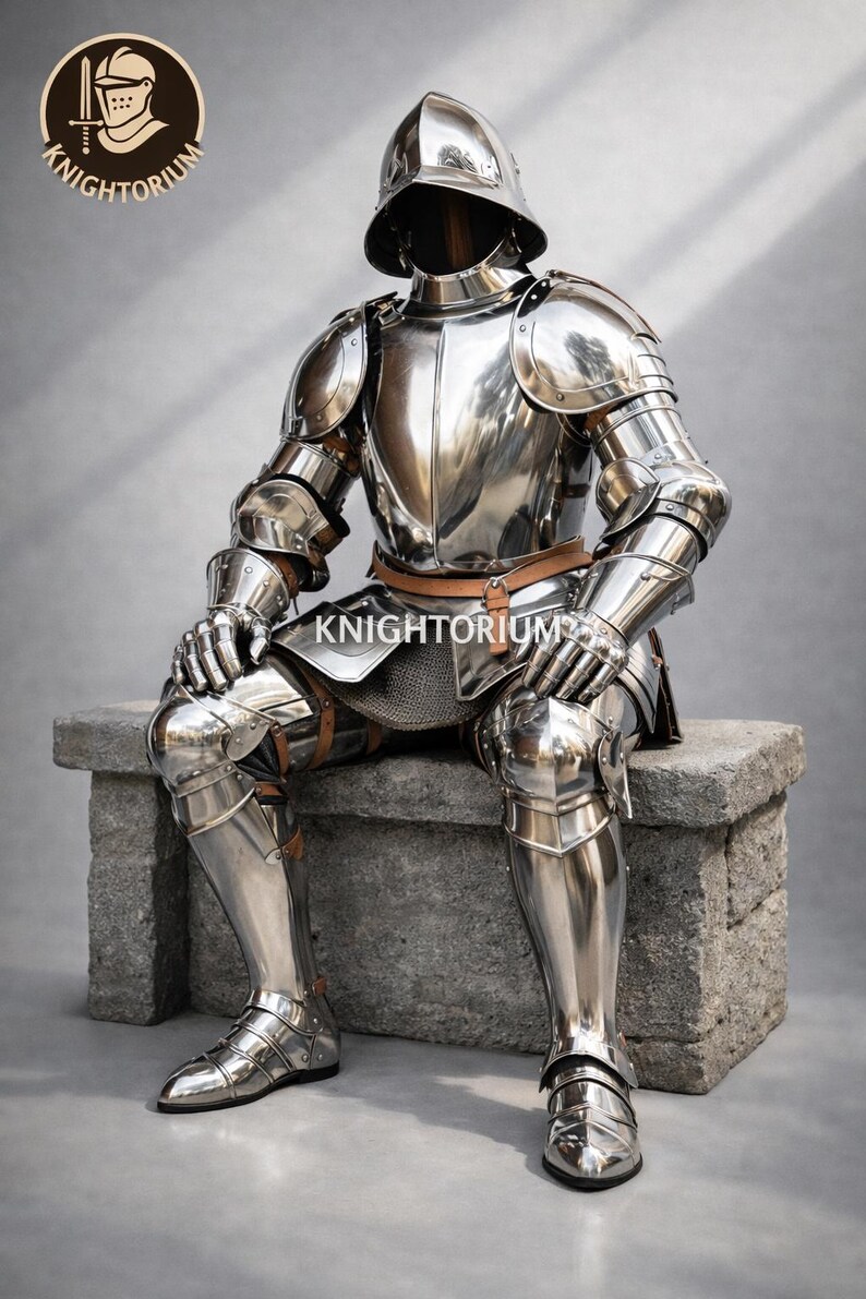 Medieval Knight Full Armor Suit Handmade Steel Armor Wearable Costume ...