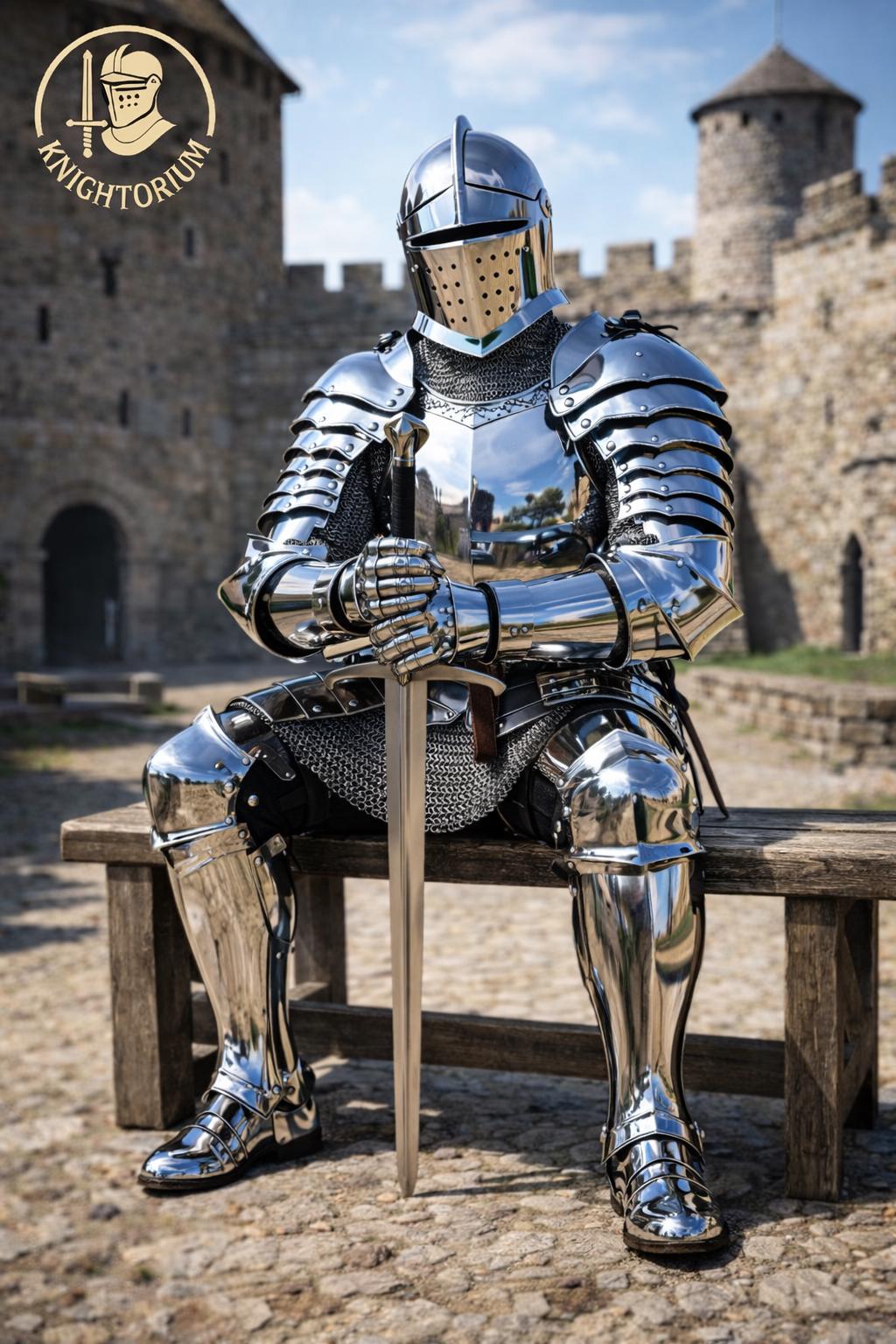 Handcrafted Medieval Knight Full Plate Armor Suit | Wearable Steel ...