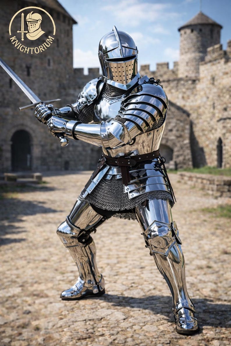 Handcrafted Medieval Knight Full Plate Armor Suit | Wearable Steel ...