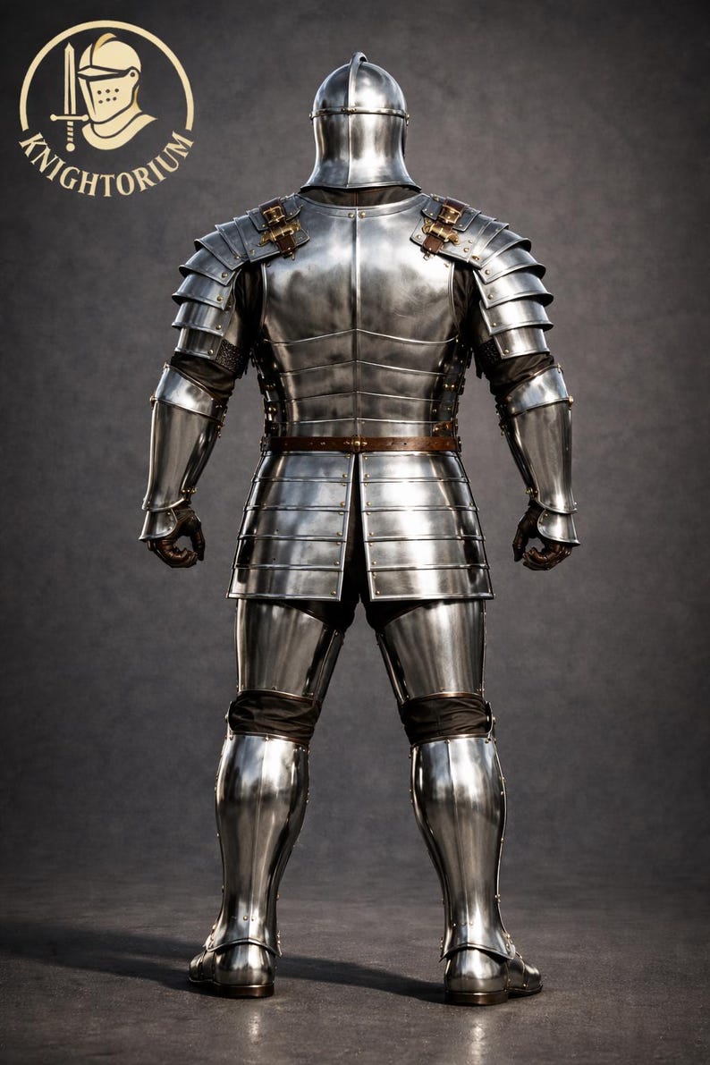 Full Medieval Knight Armor Suit | Polished Steel Wearable Armor ...