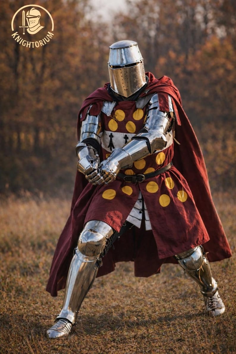 Medieval Knight Armor Suit Handmade Steel Costume Full Body Armor LARP ...