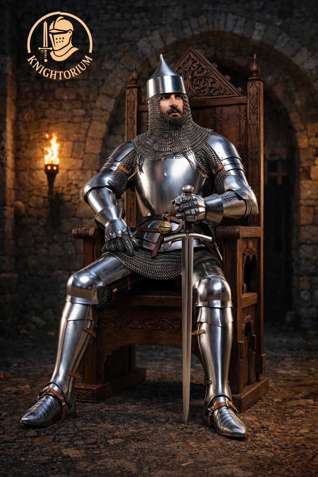 Medieval Knight Armor Suit Full Body – Handcrafted Steel Crusader ...