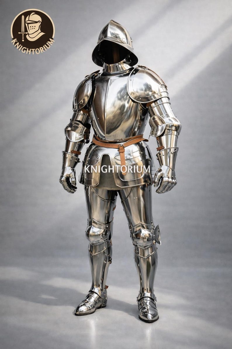 Medieval Knight Full Armor Suit Handmade Steel Armor Wearable Costume ...