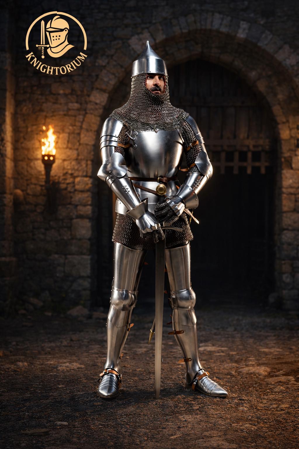 Medieval Knight Armor Suit Full Body – Handcrafted Steel Crusader ...