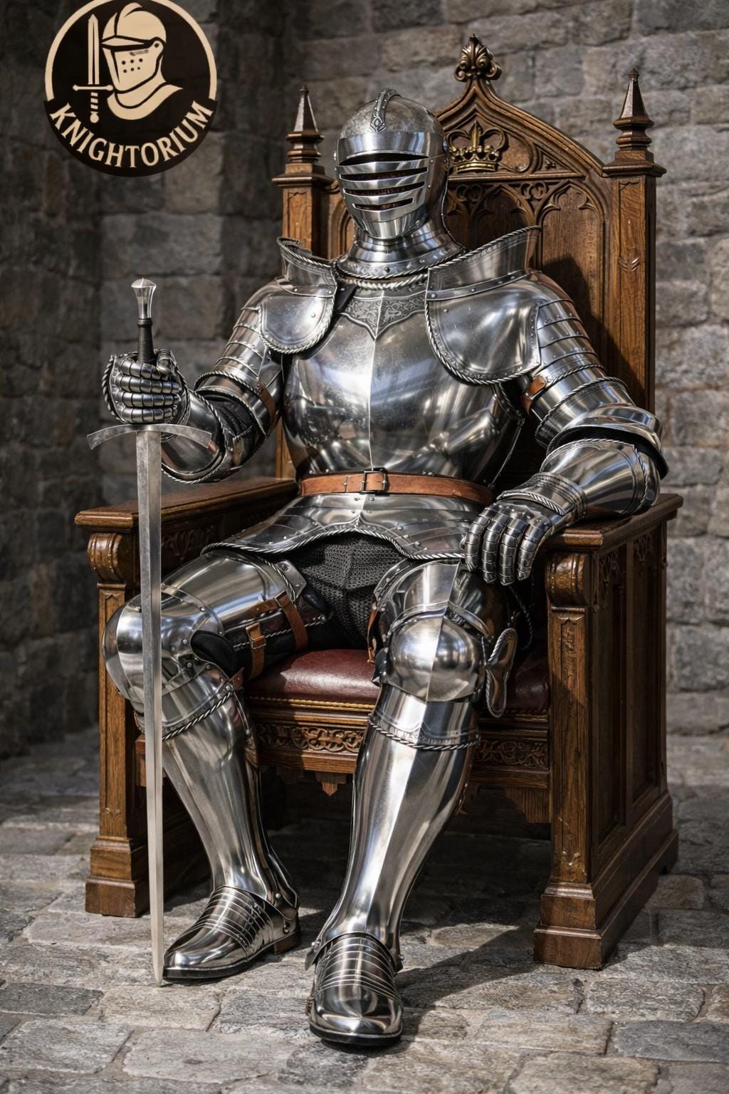 Medieval Full Suit of Armor Handcrafted Knight Plate Armor Set With ...