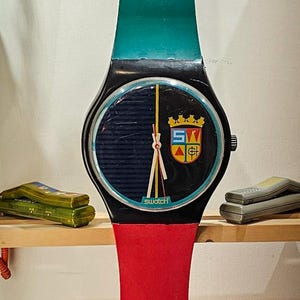 Maxi Swatch Watch Wall Clock - Etsy Canada