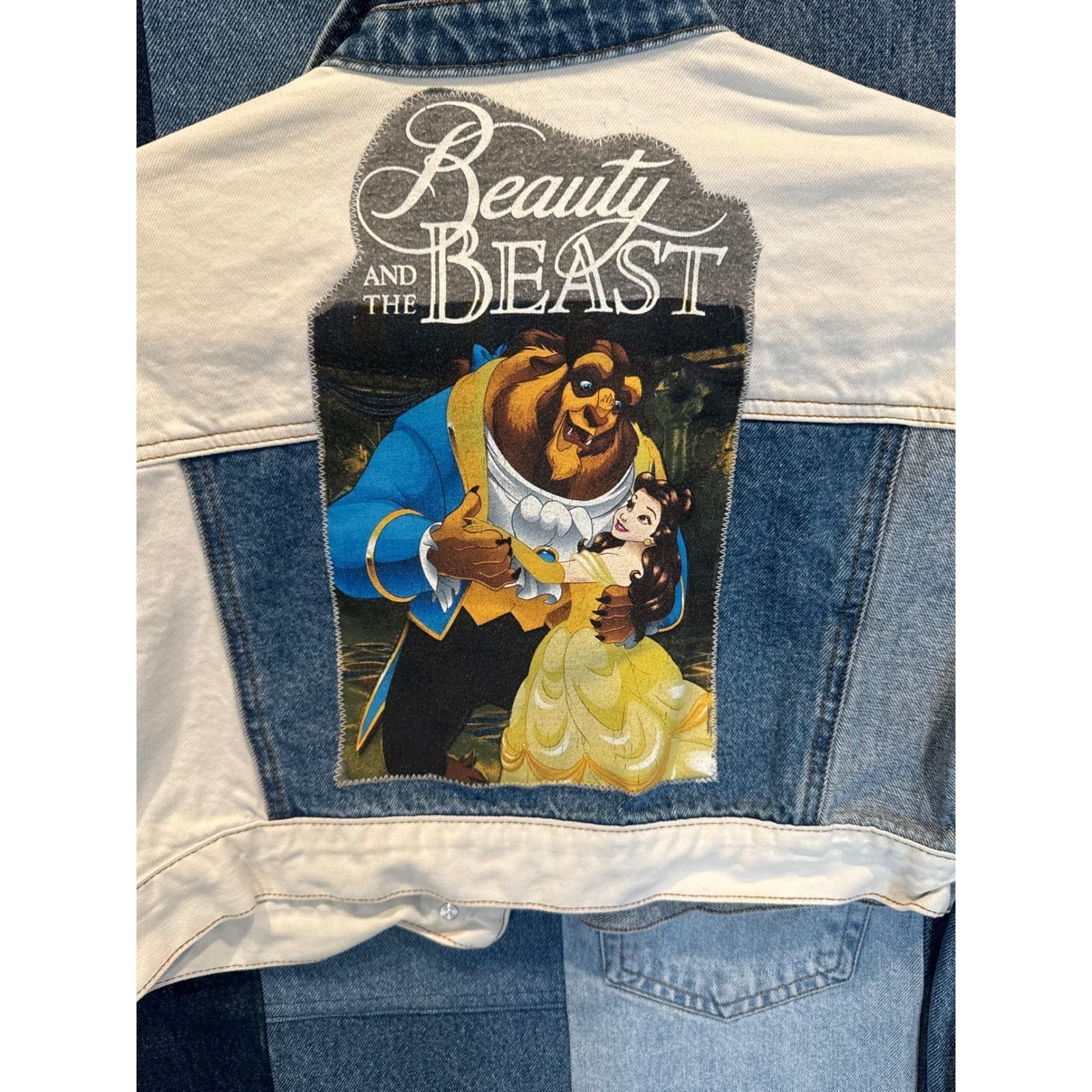 Beauty and the Beast Jean Jackets - Etsy