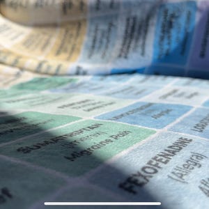 Top 200 Drug Study Blanket • Pharmacology Reference • Plush Velveteen Blanket • Gift for Medical, Nursing, PA, NP & Pharmacy Students image 2