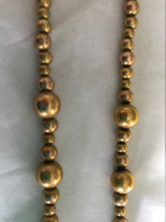 Vintage Necklace Gold Tone - image 6