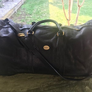 valentina leather duffle bag