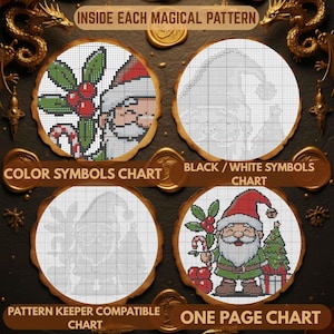 ⚜️ Welcome to FantaPattern: where every stitch begins a story, and you’re now part of our creative family.
🔥 High-quality full-color & black-and-white charts
🔥 Single-page layout for easy stitching on mobile or tablet
🔥 Pattern Keeper–ready files
🔥 Clear symbol key with matching DMC colors
🔥 Beginner-friendly Stitching Guide to help you start with confidence
🔥 Bonus Pack — 6 FREE Fantasy Patterns added to your vault
🔥 VIP Stitcher Club Access — free monthly fantasy designs forever