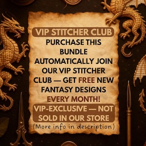 A captivating fantasy-inspired cross stitch bundle image presenting a complete embroidery pattern shop in a single layout. The design highlights “515+ Entire Shop Cross Stitch Bundle – Lifetime Access” at the center, surrounded by colorful embroidery hoops filled with witchy, gothic, and fantasy cross stitch designs. Visible patterns include dragons, spellcasting witches, celestial moons, gothic architecture, enchanted forests, and magical motifs. This image showcases a premium digital PDF