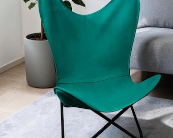 Housse de rechange en toile pour chaise Butterfly, Housse de chaise pliante en toile, Housse de siège en toile lavable, Housse pour chaise d'appoint moderne