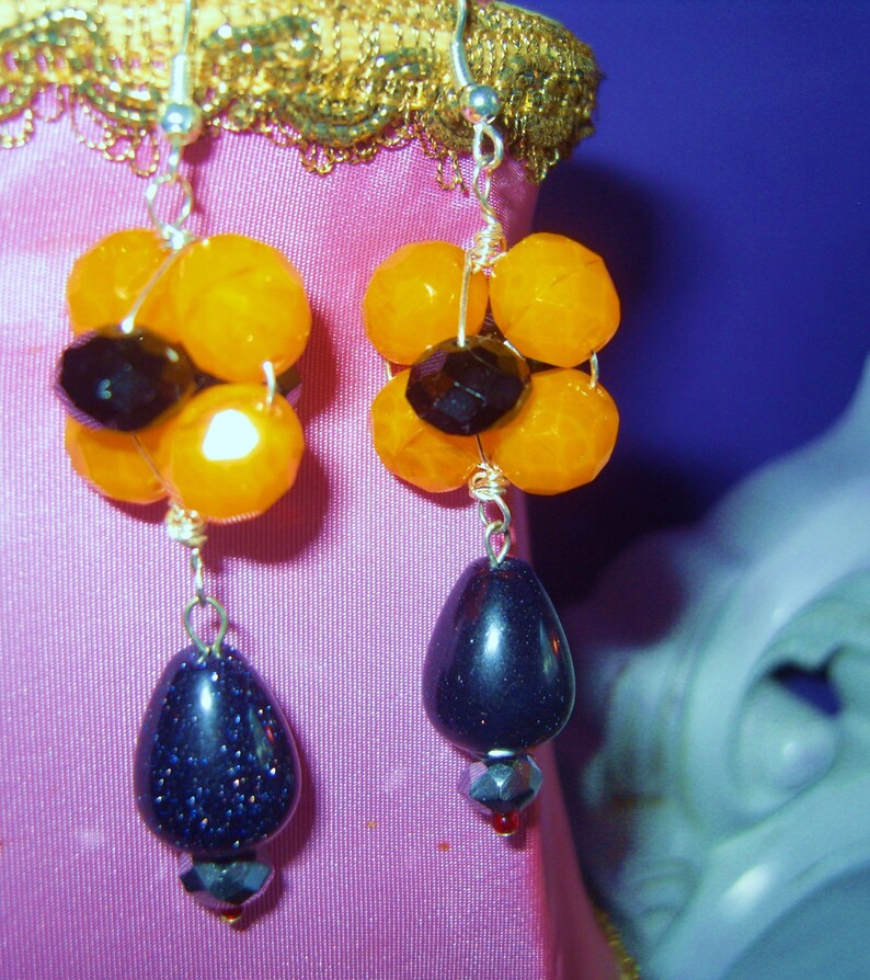 sparkly statement earrings