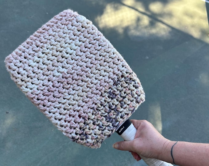 Pickleball Paddle Cover Handmade Crochet