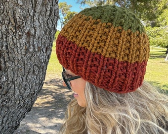 Rasta Beanie // Stoner Hat // 420 Knit