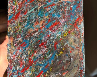 Serie 2, Pieza 8: El búho | Pintura acrílica original