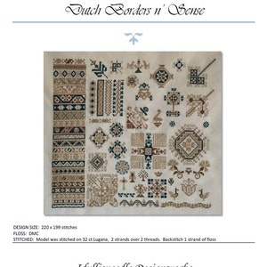 Dutch Borders n&#39; Sense Sampler