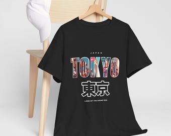 T-shirt Tokio | T-shirt neon Cityscape, Japanse streetwear