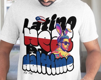 Latino Heat Halftime PNG, bad tour bunny 2026 Football Design, Puerto Rico Football, POD png, benito fan, football fan, benito bowl png.