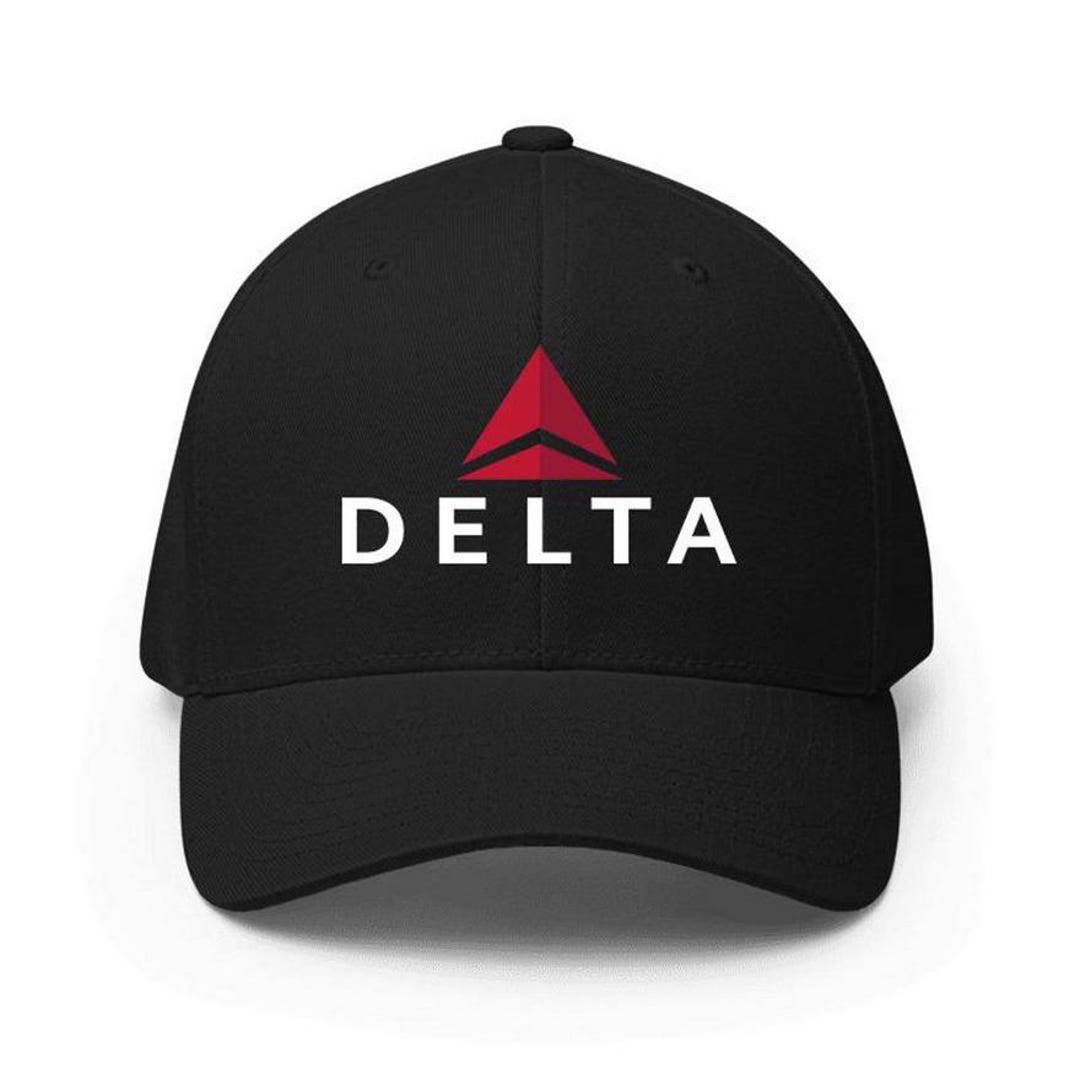 Delta Airlines Logo Hat Baseball Printed Cap Adjustable - Etsy