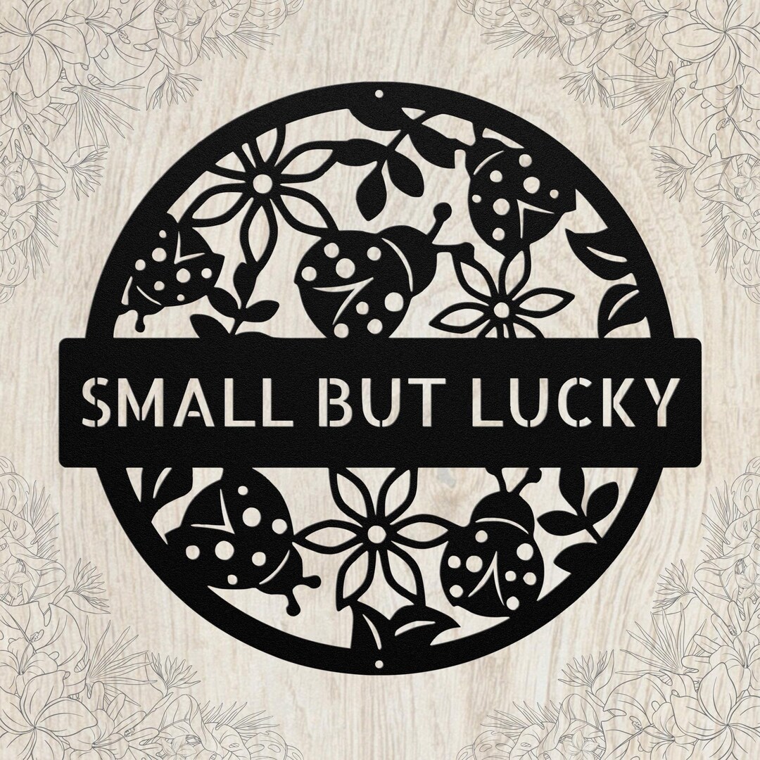 Personalized Ladybug Metal Sign: Custom Garden Wall Art Insect Home ...
