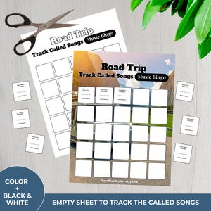 Road Trip MUSIC BINGO Game | 100 Printable Cards + 75 Songs & Spotify Playlist (Digital Products) image 15