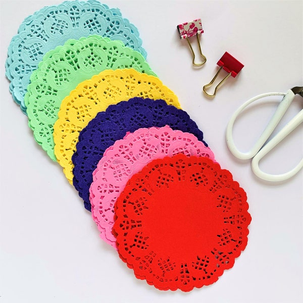 Pink Paper Doilies Etsy