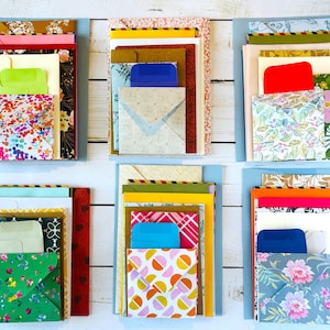 Assorted Envelopes - 12 Mixed Color Envelopes - Different sizes - Junk Journals - Scrapbook - Snail Mail