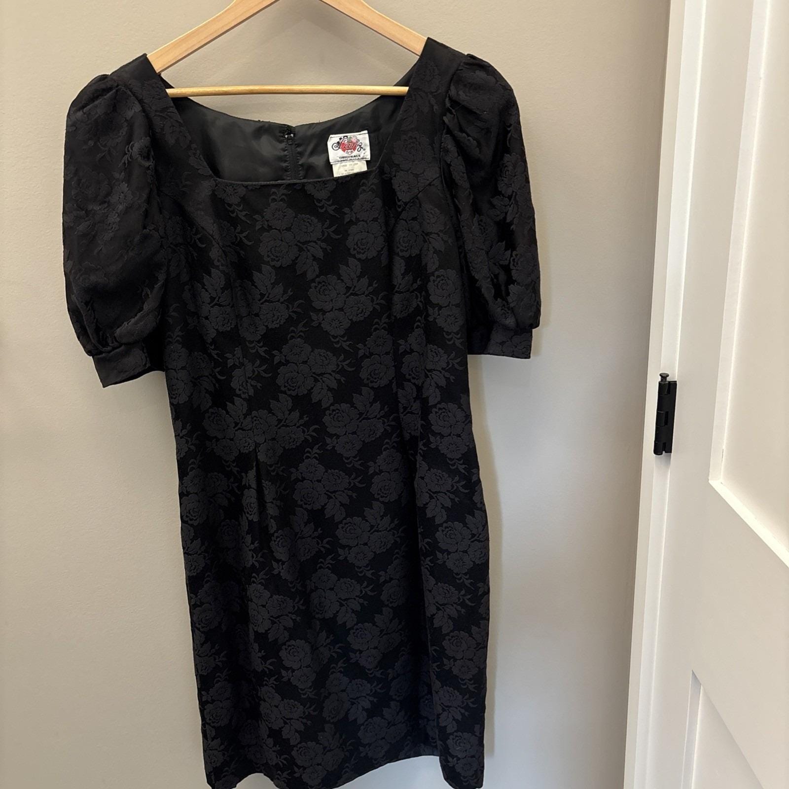 white christmas dresses Love Letters Black Puff-Sleeve Maxi Dress – Club L London main image 1