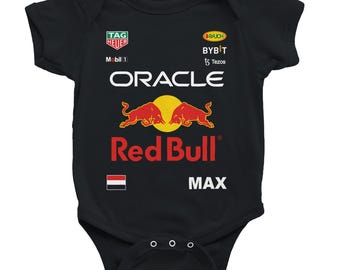 Body de bebé de Red Bull Racing, mono infantil inspirado en la Fórmula 1