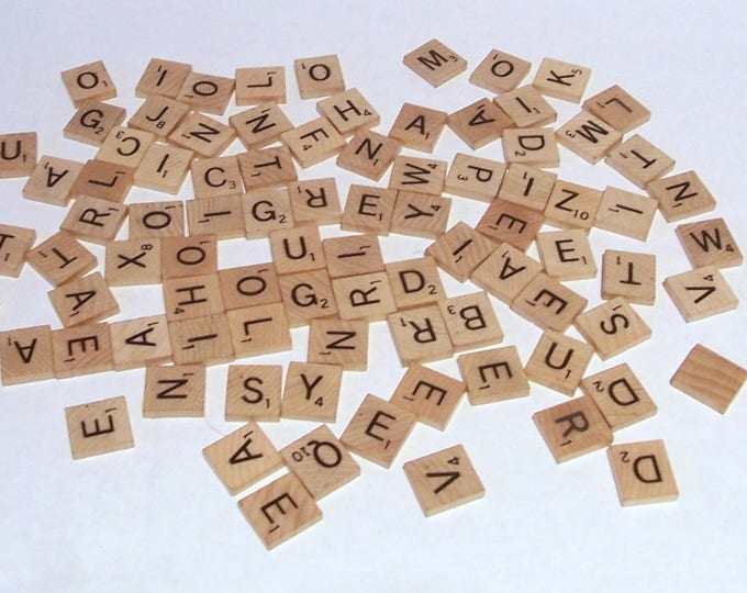 Individual Scrabble Letter Tiles, Authentic Scrabble Tiles, Scrabble