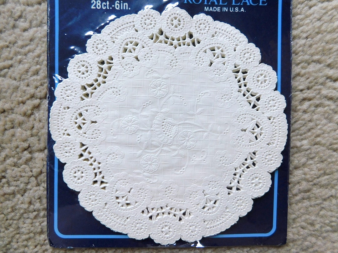 Royal Lace Paper Doilies 6 Inch 24 Doilies Etsy