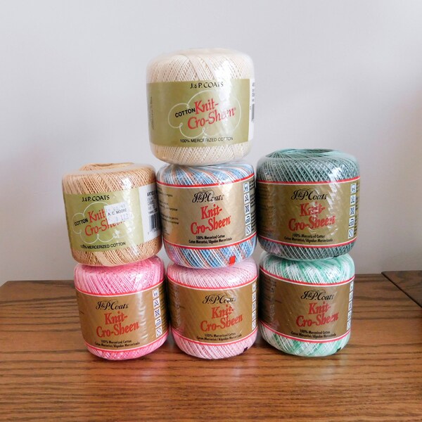 Knit Cro-Sheen Crochet Thread Size 10 - You Choose Which One