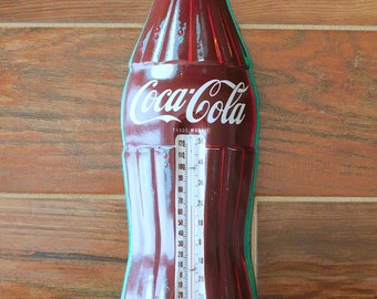 Vintage Donasco Coca-Cola Tin Wall Thermometer Advertisement