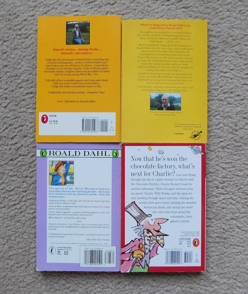 Roald Dahl Children's Books You Choose Which One Etsy