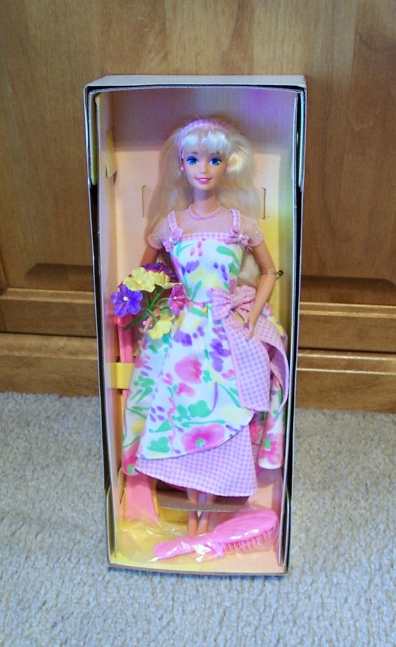 avon special edition spring petals barbie