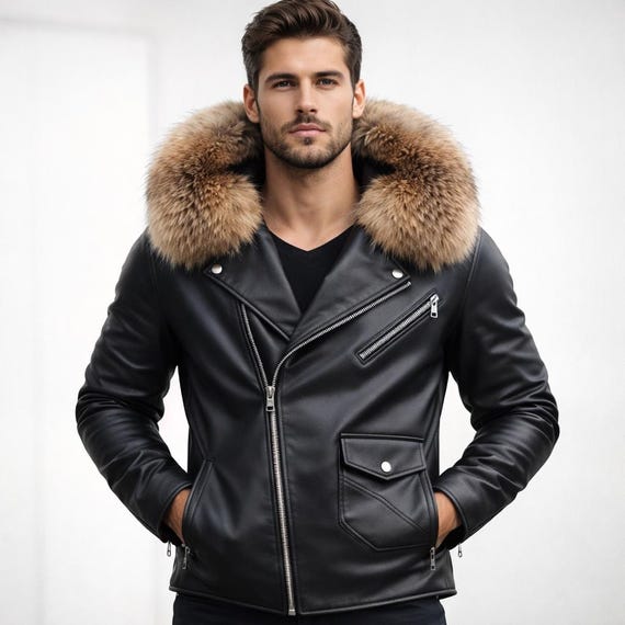 【美品】ディーゼル　ラムレザー　ジャケット　パーカー　ブレイブメン ディーゼル/DIESEL】ラムレザーパーカー フーデット ディーゼル 【公式