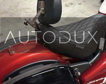 Autodux passen für Royal Enfield Super Meteor 650 benutzerdefinierte Sitz mit Rückenlehne
