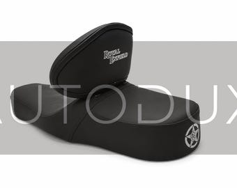 Autodux Fit For Custom Fahrradsitz mit Rider Rückenlehne - Kompatibel mit Super Meteor, Himalayan & Intercycler