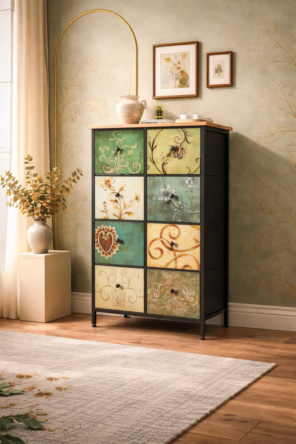 Narrow Vintage Cabinet - Etsy Canada